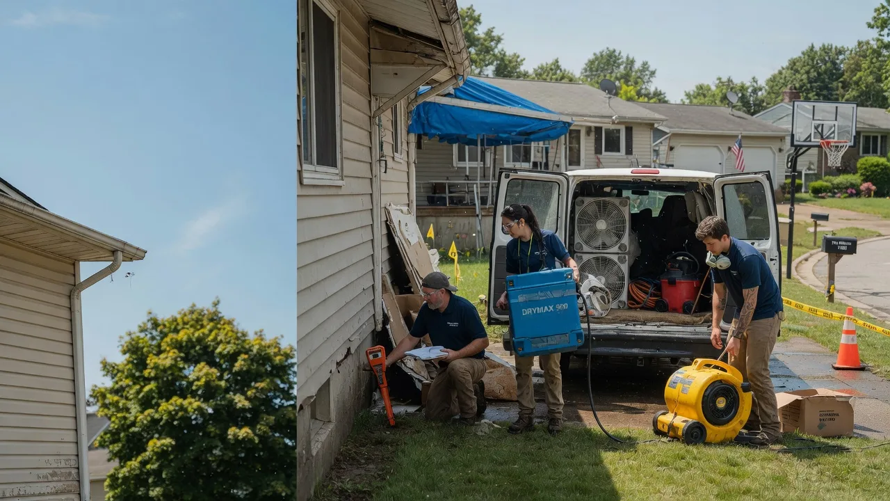Ceiling Leak Cleanup in Amana, IA near me